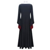 The Addams Family (2025) Mother Black Dress Outfits Cosplay Costume Halloween Suit